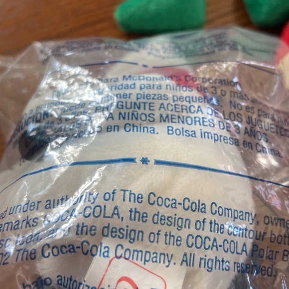 Mc Donald’s coke cola polar bear Happy meal character - Picture 2 of 3